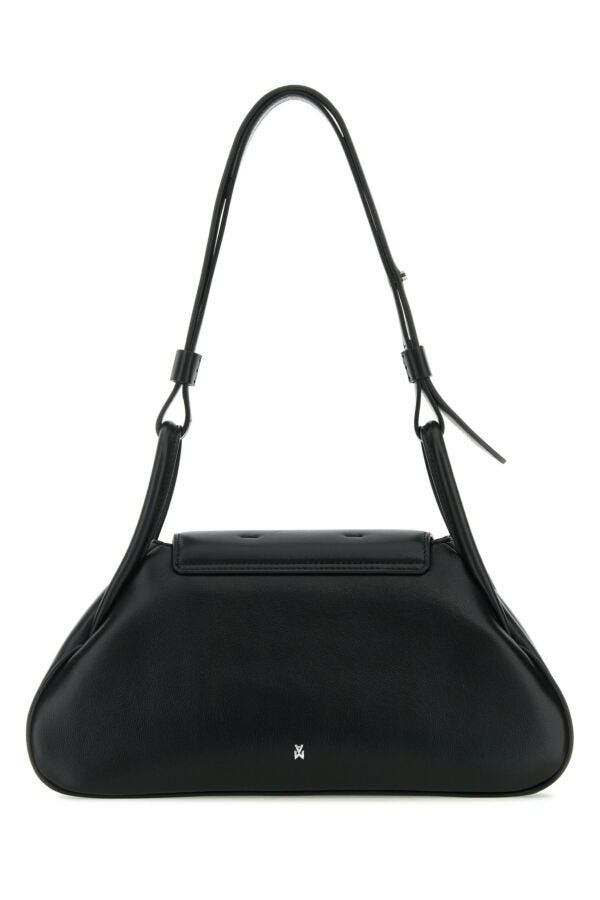 Amina Muaddi Gemini Small Nappa Black Silver Ha Size ONE SIZE - 5 Thumbnail