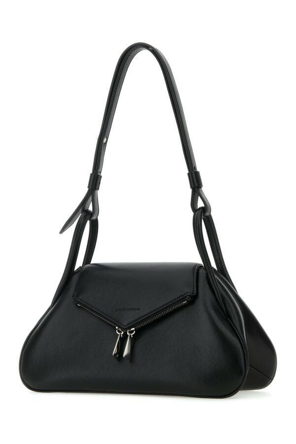 Amina Muaddi Gemini Small Nappa Black Silver Ha Size ONE SIZE - 4 Thumbnail