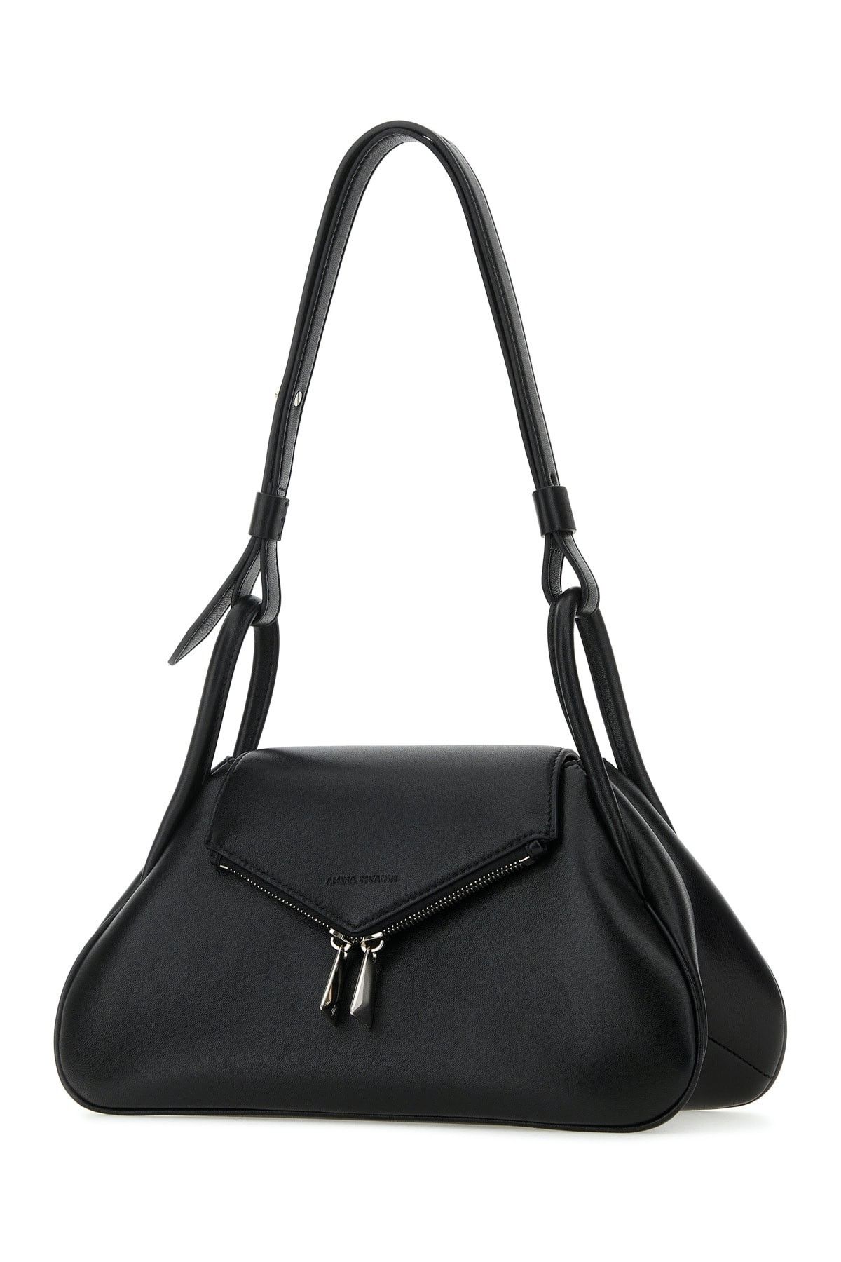 Amina Muaddi Gemini Small Nappa Black Silver Ha Size ONE SIZE - 2 Thumbnail