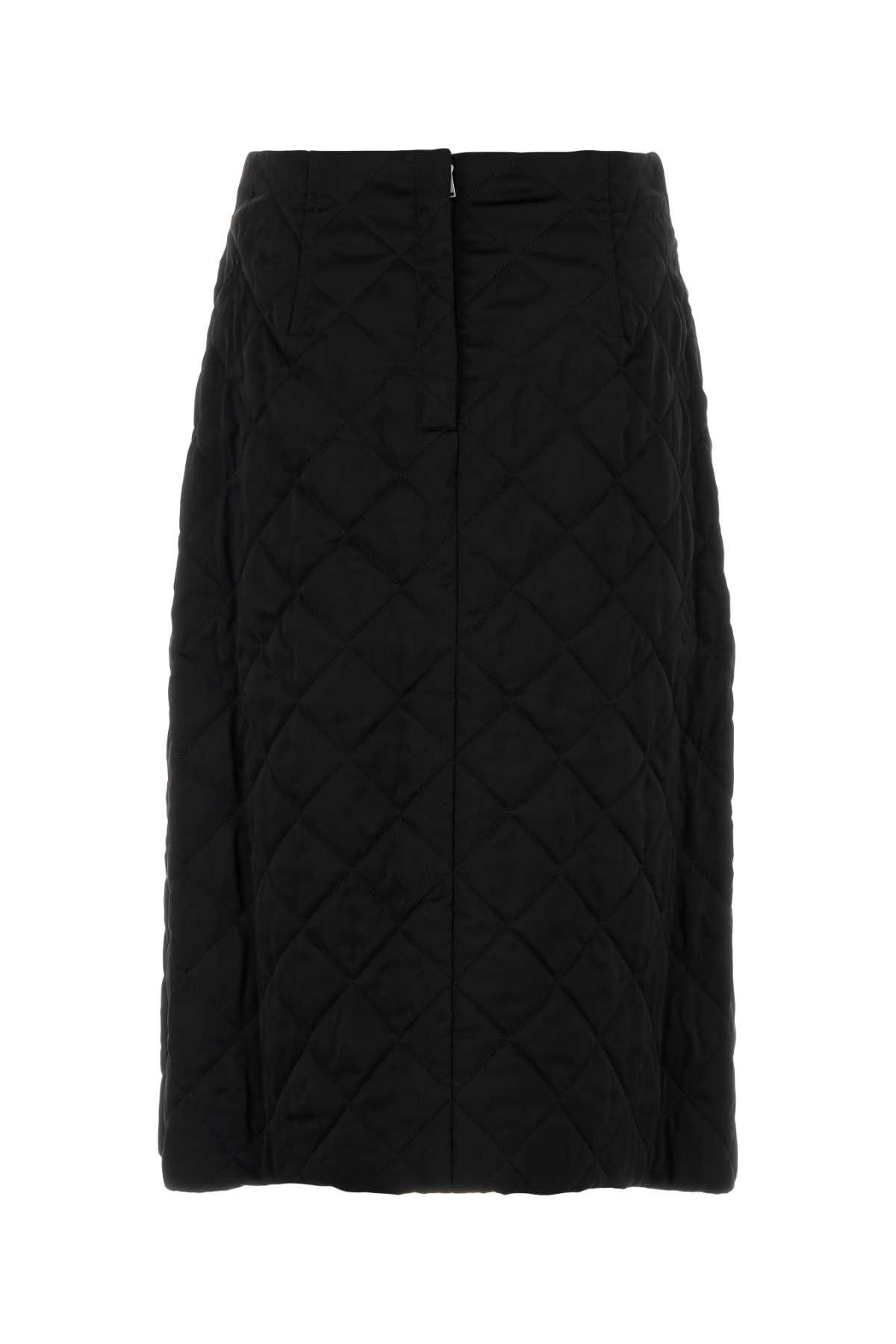 Jil Sander Black Viscose Skirt Size 27" / US 4 / IT 40 - 2 Thumbnail