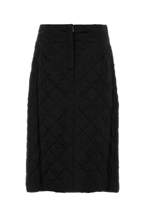 Jil Sander Black Viscose Skirt Size 27" / US 4 / IT 40 - 4 Thumbnail