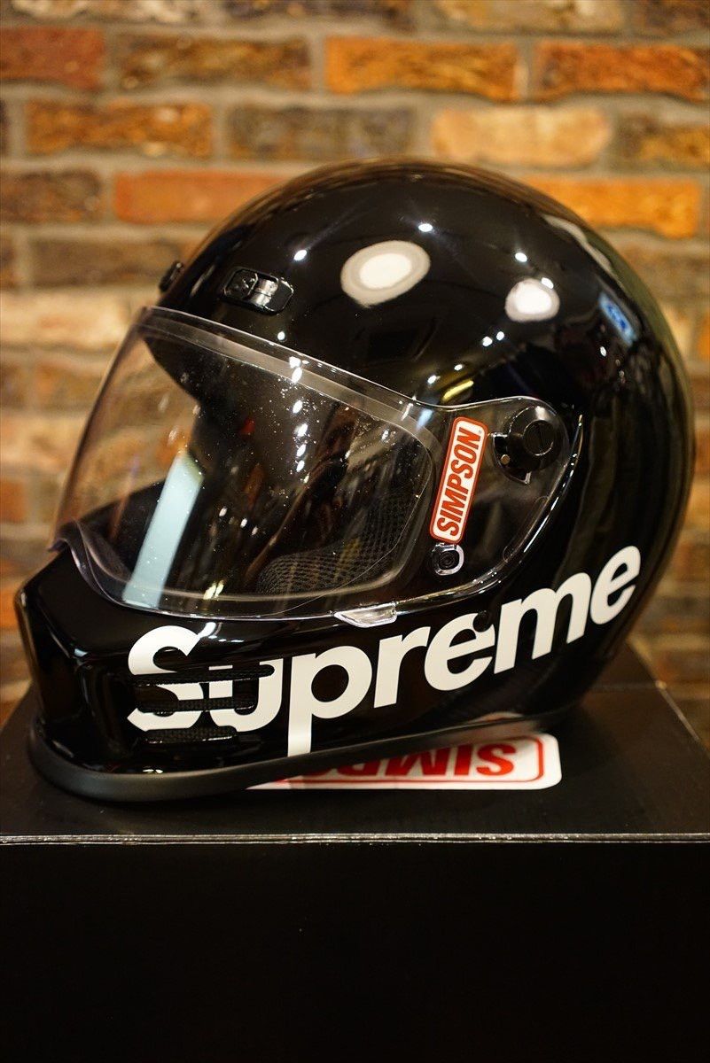 Supreme Simpson Street Bandit Helmet Red