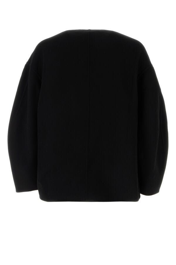 Jil Sander Black Wool Oversize Sweater Size US S / EU 44-46 / 1 - 4 Thumbnail
