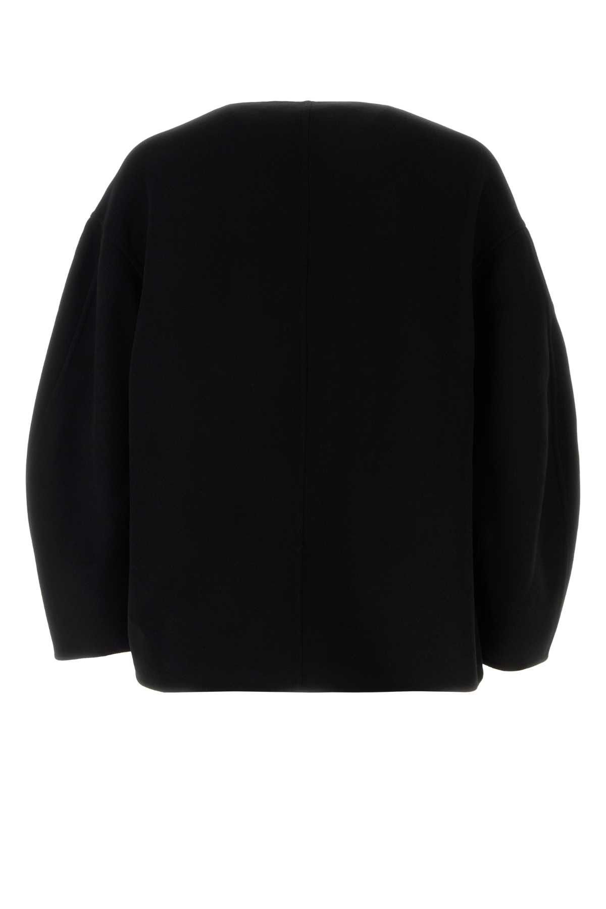 Jil Sander Black Wool Oversize Sweater Size US S / EU 44-46 / 1 - 2 Thumbnail