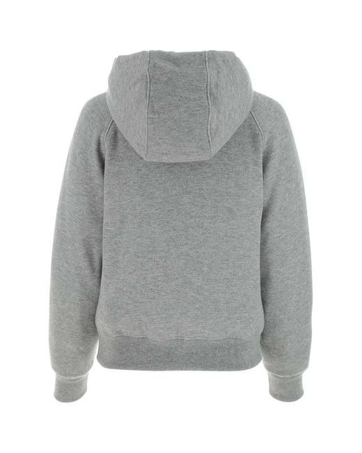 Prada $6.5K VALUE Gray Cashmere Blend Down Jacket Size US M / EU 48-50 / 2 - 2 Thumbnail