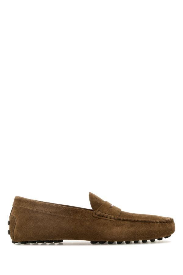 Tod's Brown Suede Loafers Size US 7.5 / EU 40-41 - 3 Thumbnail