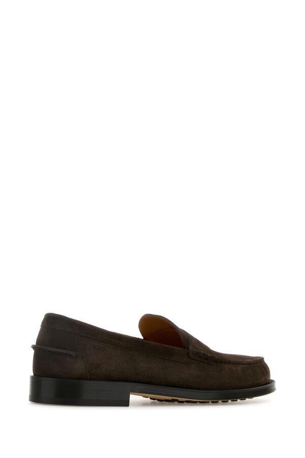 Tod's Dark Brown Suede Loafers Size US 7.5 / EU 40-41 - 5 Thumbnail