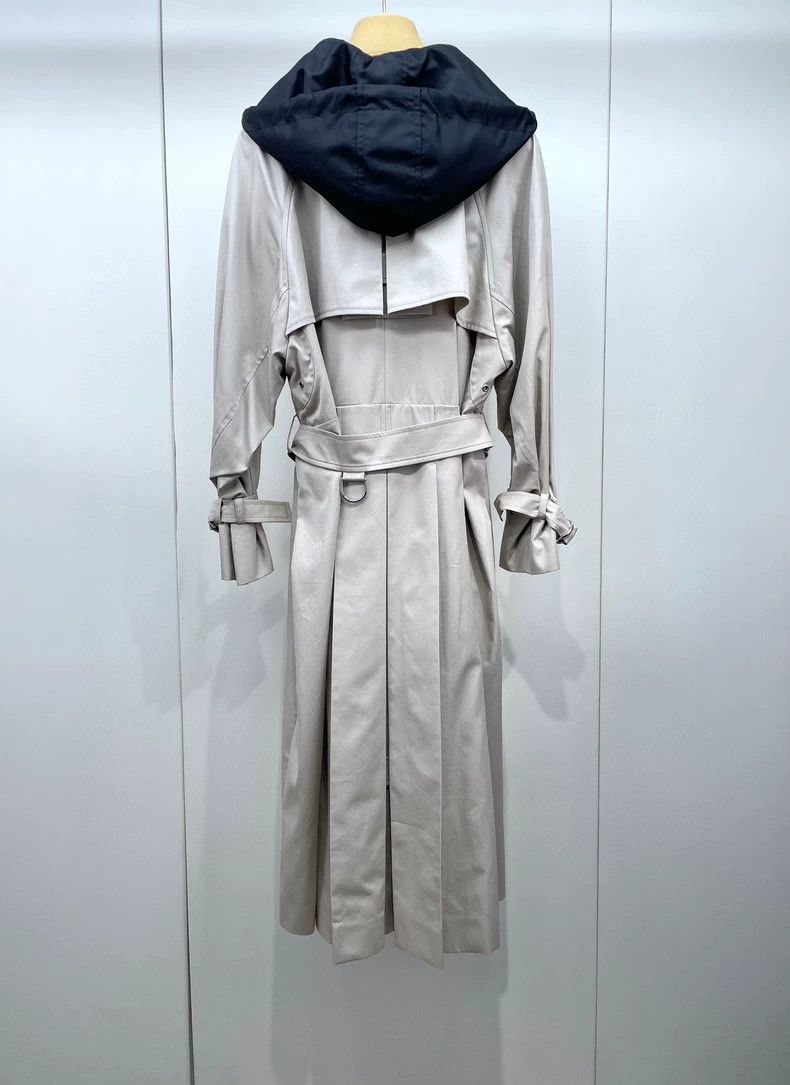Miu Miu Clearance MiuMiu Belted Hooded Casual Long Coat Size US XS / EU 42 / 0 - 2 Thumbnail