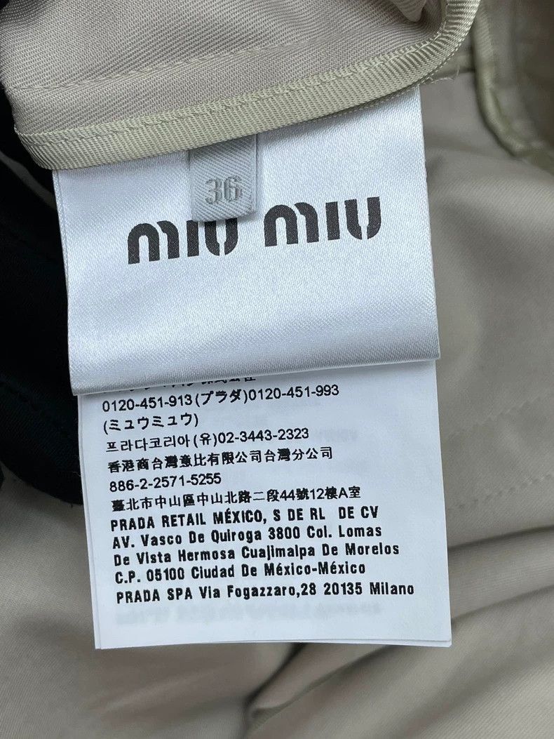 Miu Miu Clearance MiuMiu Belted Hooded Casual Long Coat Size US XS / EU 42 / 0 - 6 Thumbnail