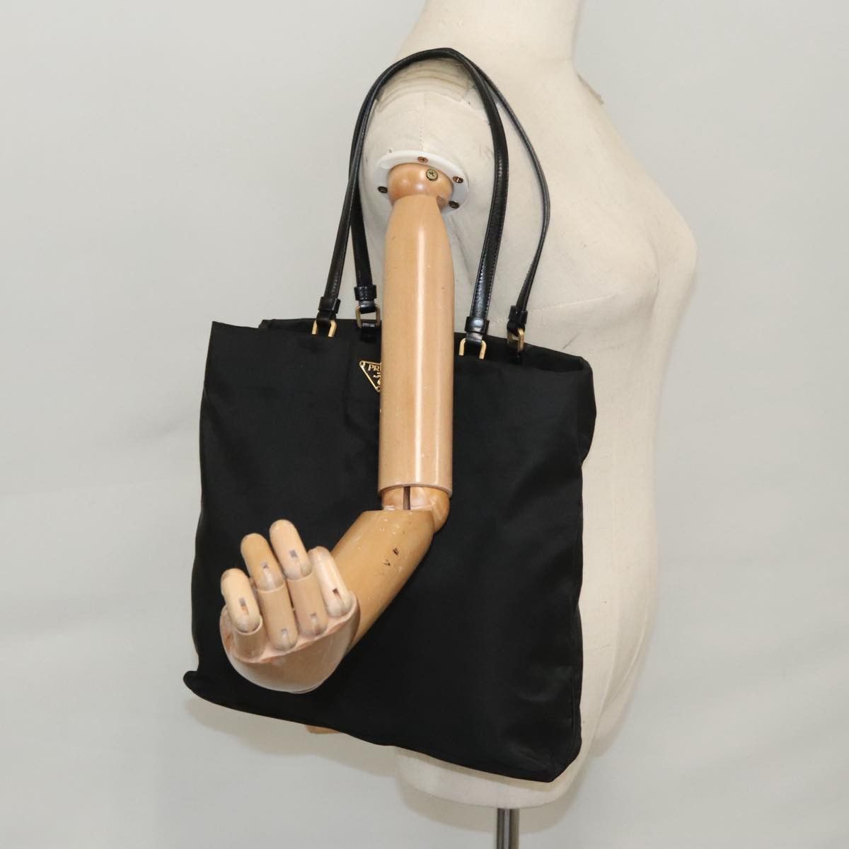 Prada Re-Nylon Black Synthetic Tote Bag (Pre-Owned) Size ONE SIZE - 16 Thumbnail