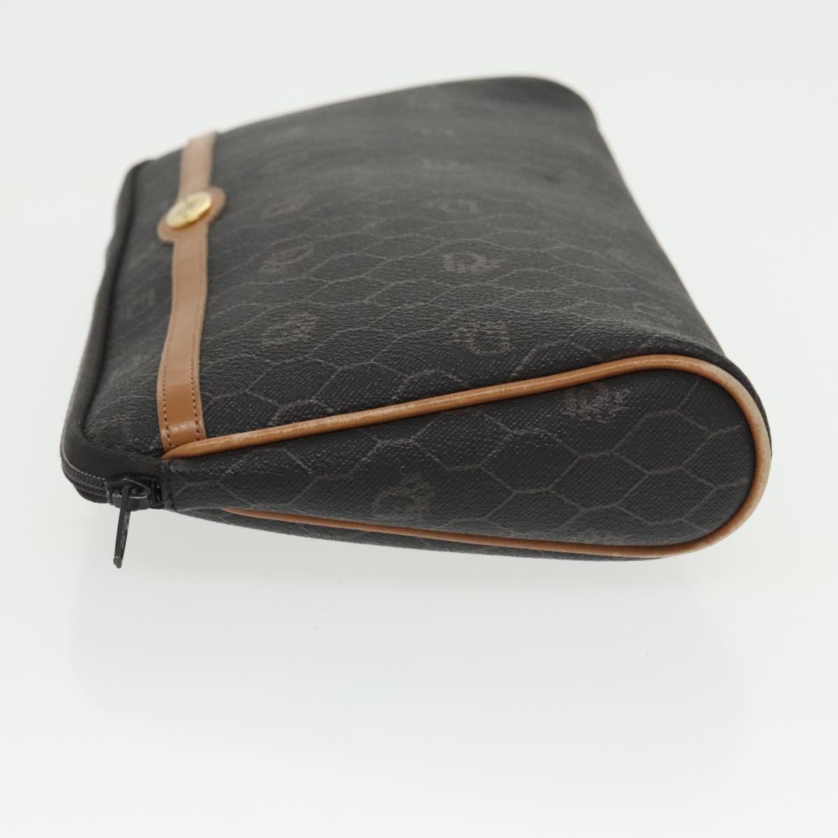 Dior Honeycomb Black Canvas Clutch Bag (Pre-Owned) Size ONE SIZE - 4 Thumbnail