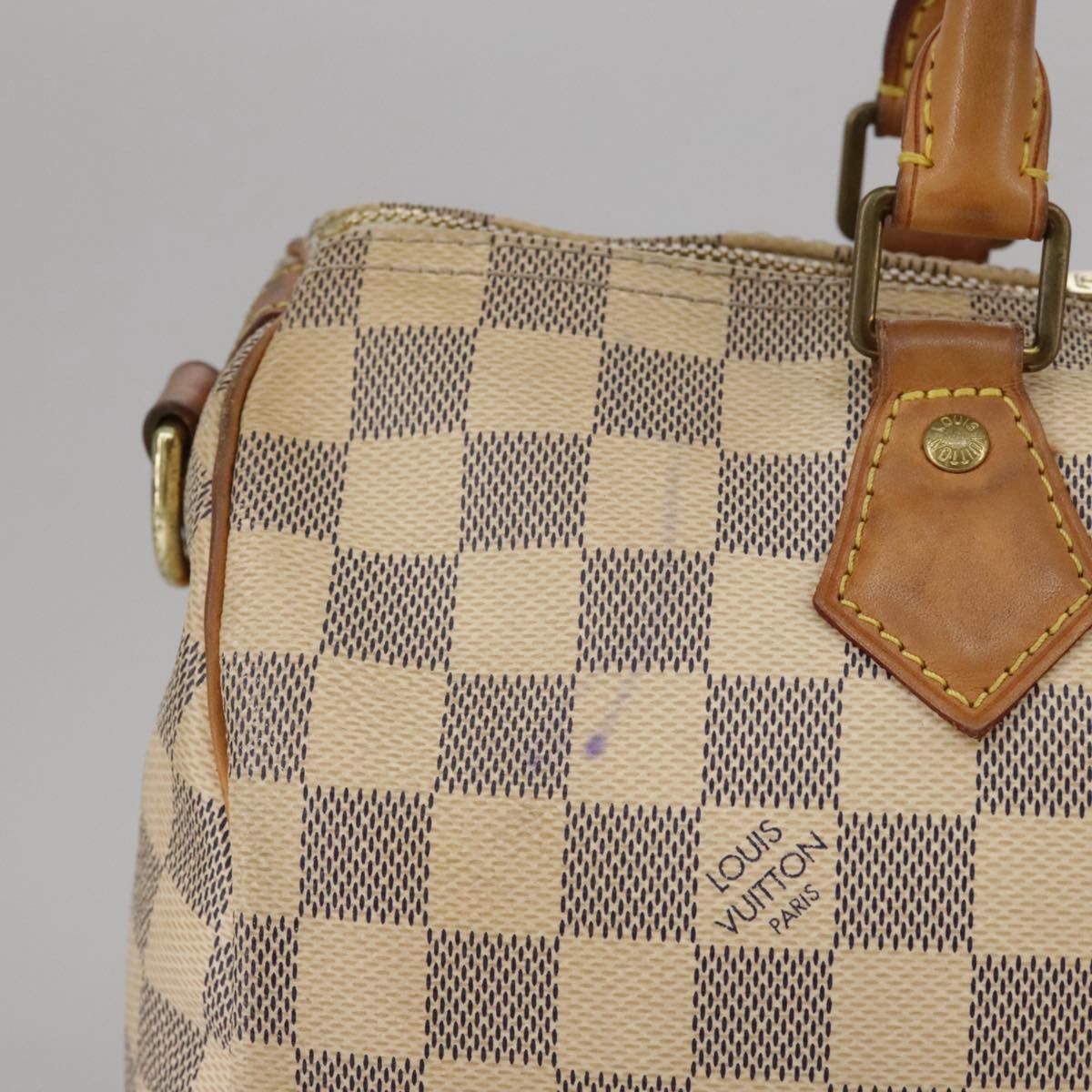 Louis Vuitton Speedy 30 Beige Canvas Handbag (Pre-Owned) Size ONE SIZE - 3 Thumbnail
