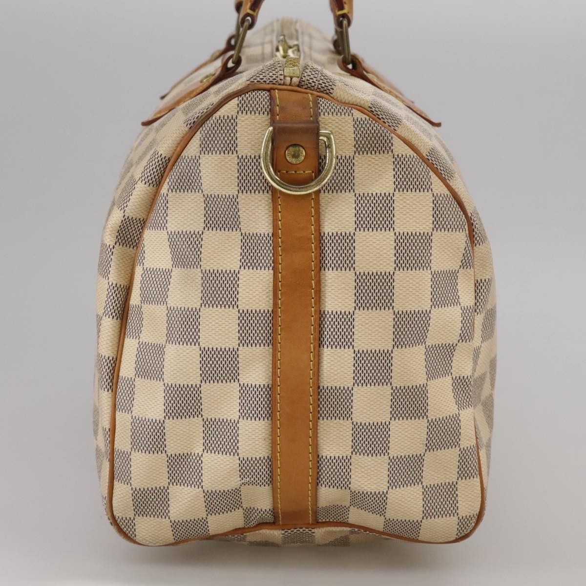 Louis Vuitton Speedy 30 Beige Canvas Handbag (Pre-Owned) Size ONE SIZE - 4 Thumbnail