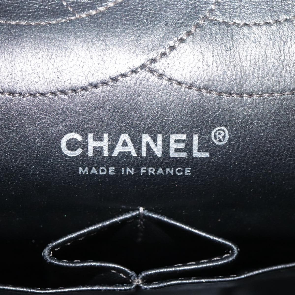 Chanel 2,55 Silver Leather Shoulder Bag (Pre-Owned) Size ONE SIZE - 17 Thumbnail