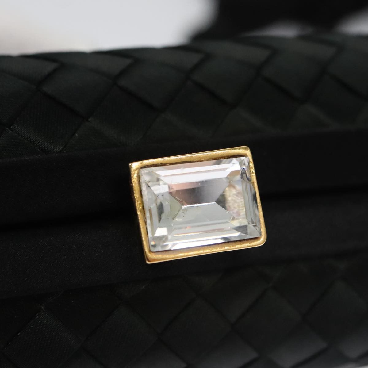 Bottega Veneta Knot Black Silk Clutch Bag (Pre-Owned) Size ONE SIZE - 16 Thumbnail