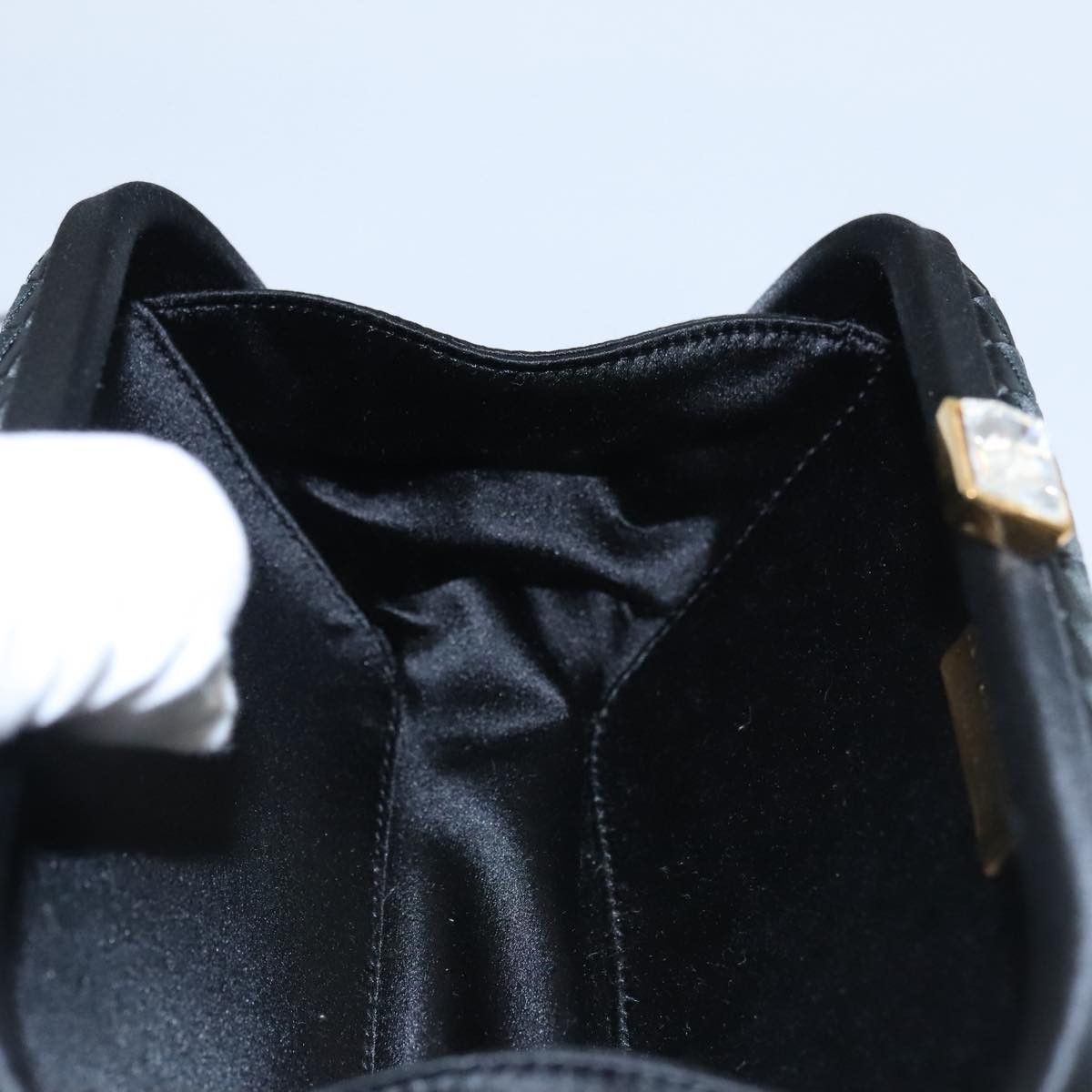 Bottega Veneta Knot Black Silk Clutch Bag (Pre-Owned) Size ONE SIZE - 19 Thumbnail