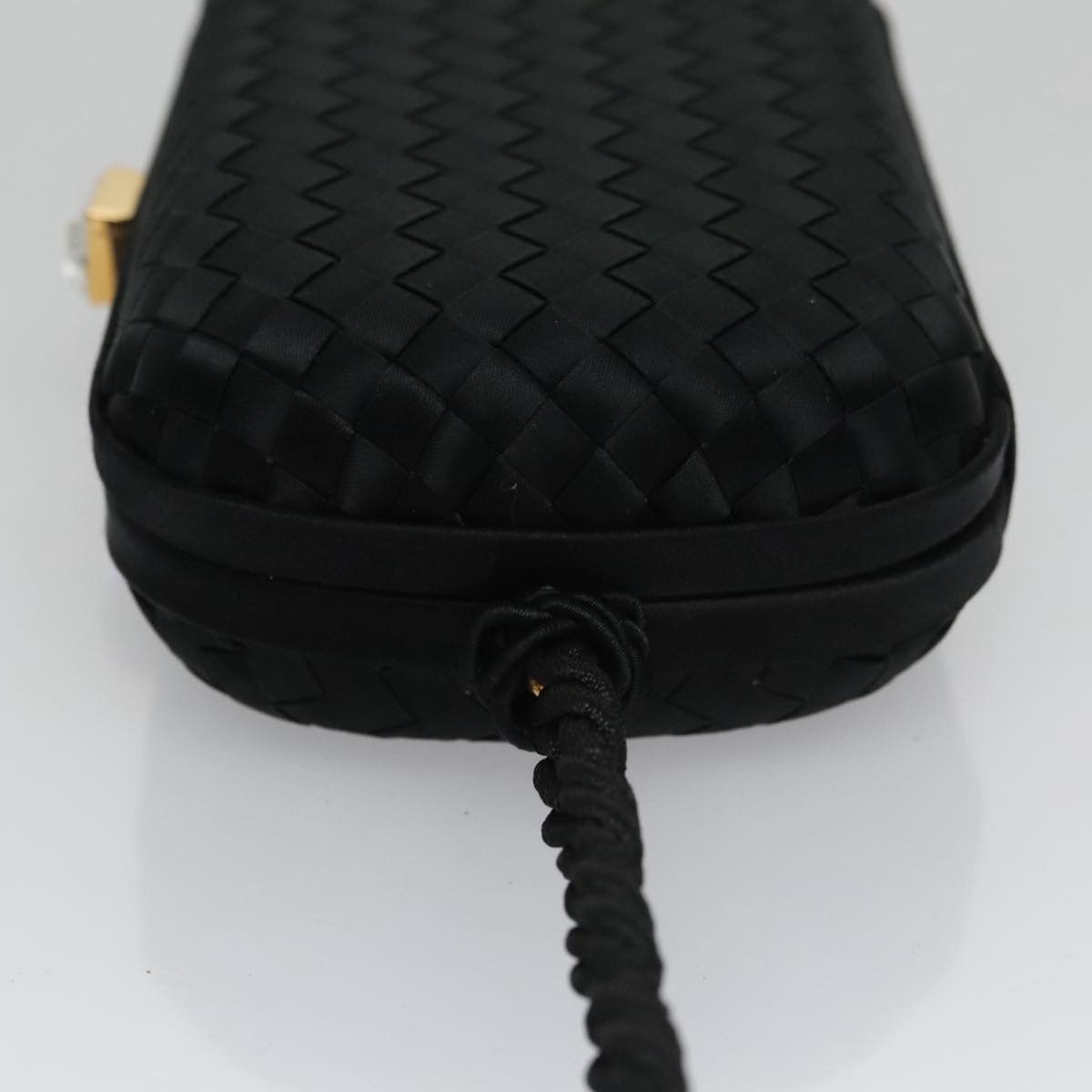 Bottega Veneta Knot Black Silk Clutch Bag (Pre-Owned) Size ONE SIZE - 4 Thumbnail