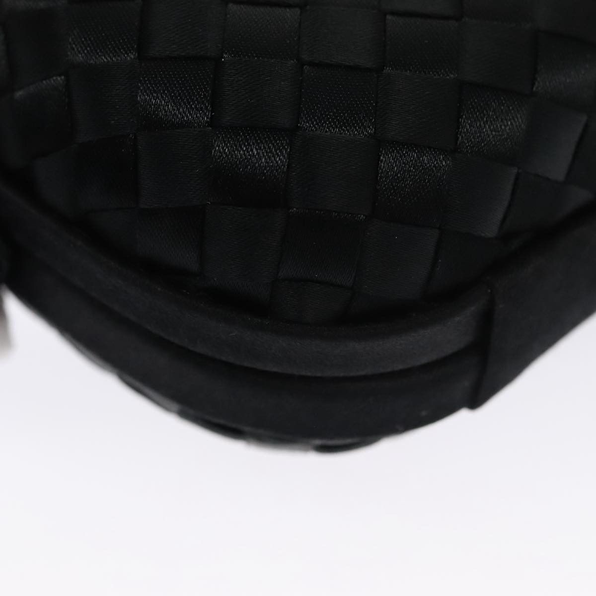 Bottega Veneta Knot Black Silk Clutch Bag (Pre-Owned) Size ONE SIZE - 7 Thumbnail