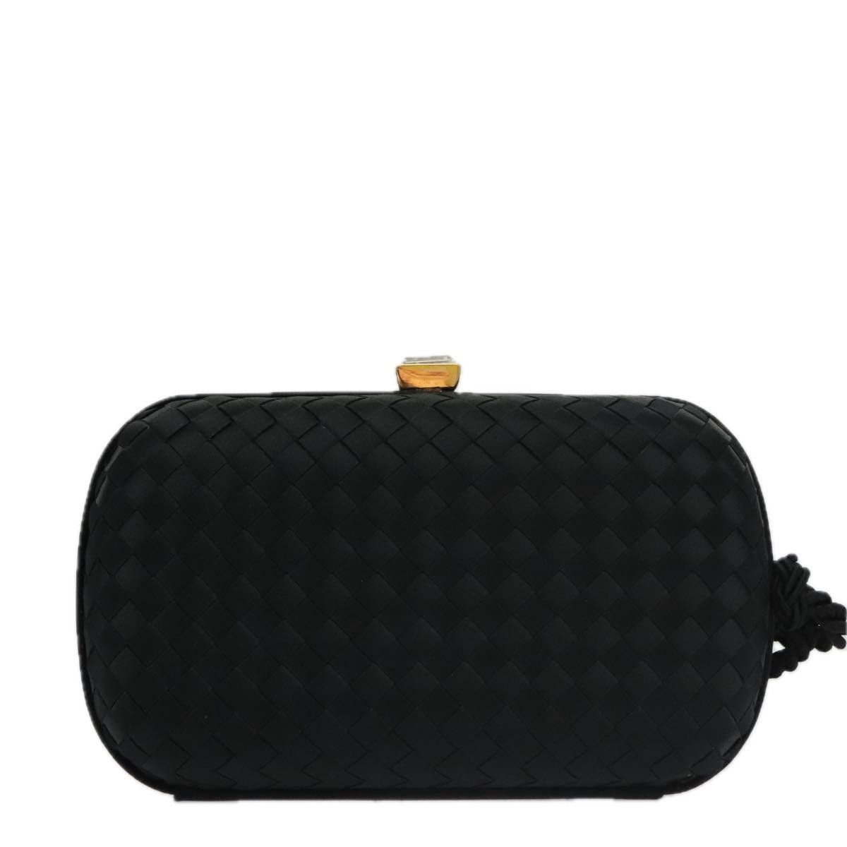 Bottega Veneta Knot Black Silk Clutch Bag (Pre-Owned) Size ONE SIZE - 2 Thumbnail