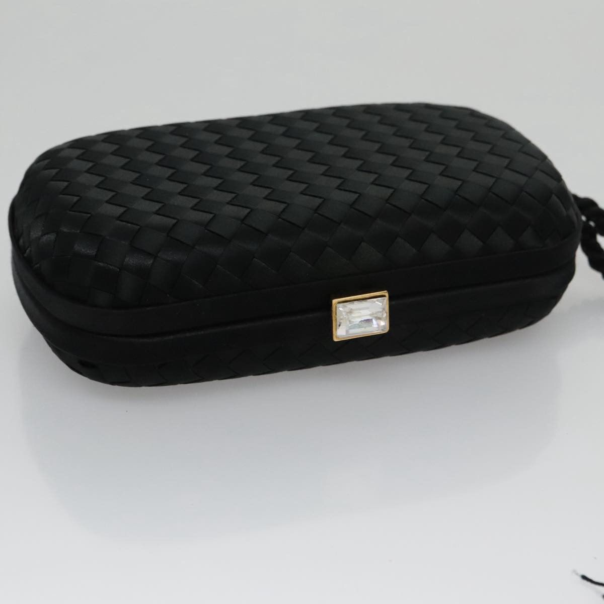 Bottega Veneta Knot Black Silk Clutch Bag (Pre-Owned) Size ONE SIZE - 13 Thumbnail