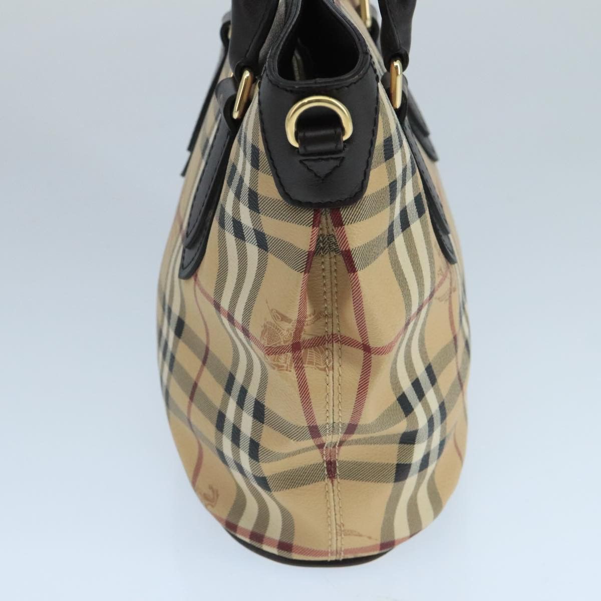 Burberry Nova Check Beige Canvas Handbag (Pre-Owned) Size ONE SIZE - 3 Thumbnail