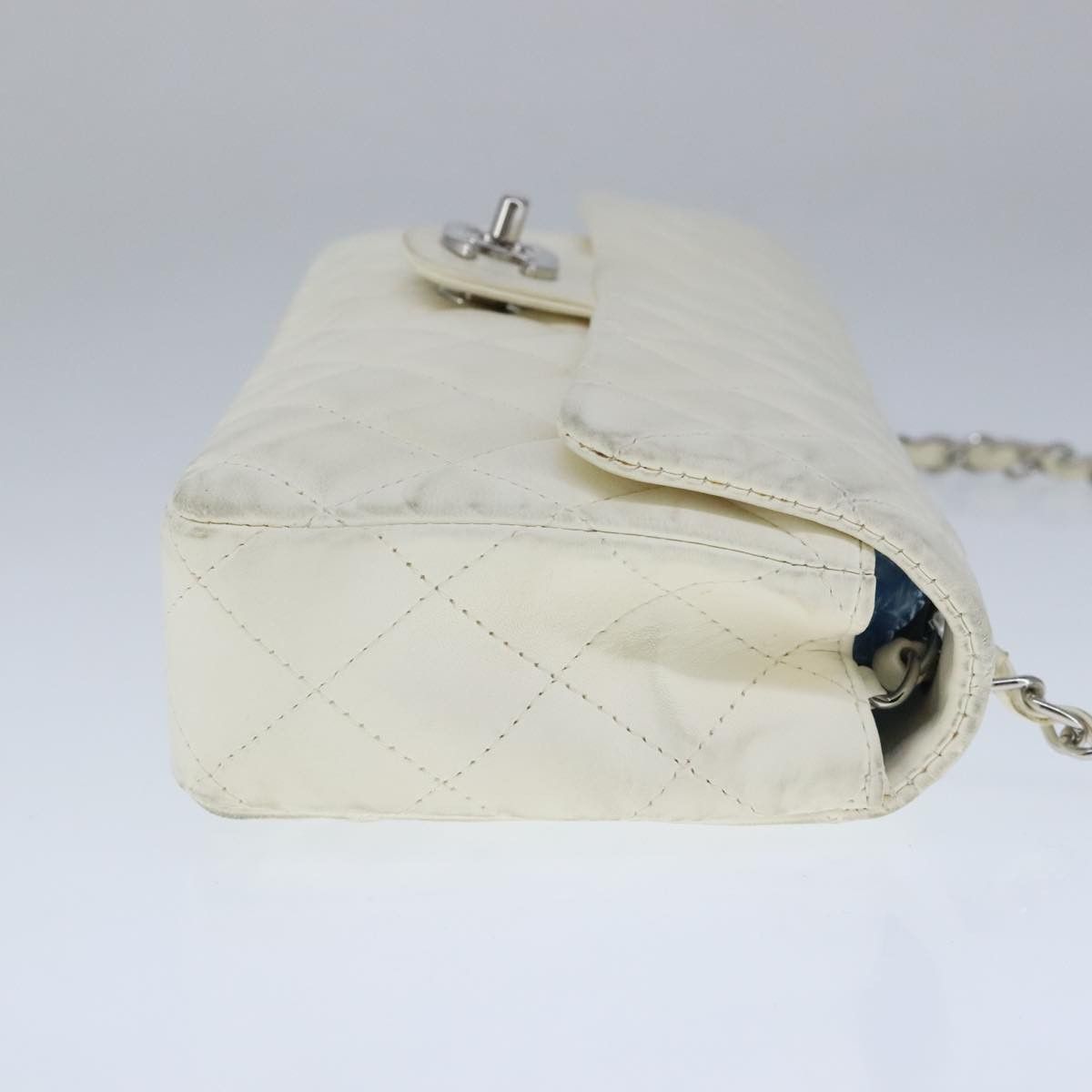 Chanel Timeless White Leather Shoulder Bag (Pre-Owned) Size ONE SIZE - 3 Thumbnail