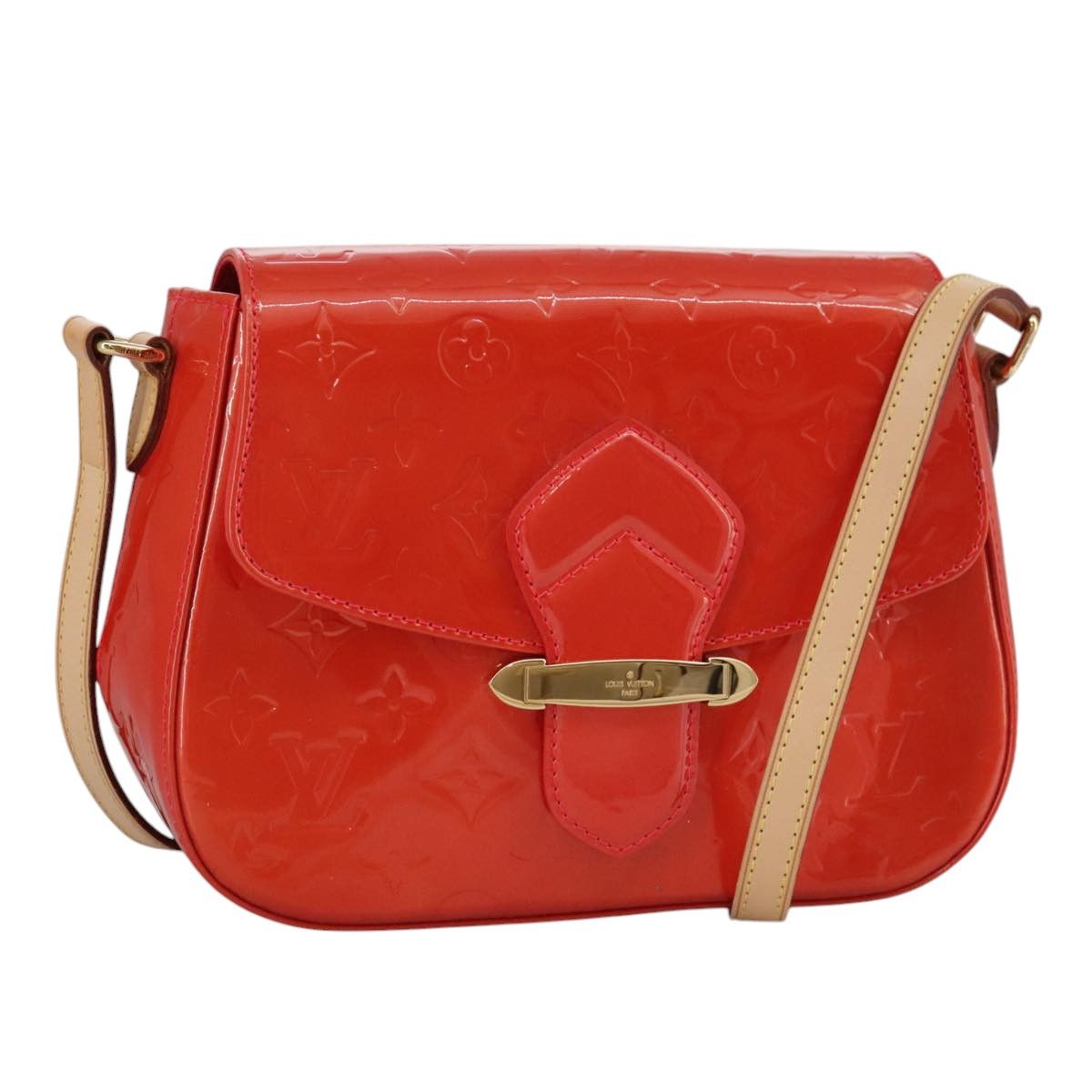 Louis Vuitton Bellflower Red Patent Leather Shoulder Bag (Pre-Owned) Size ONE SIZE - 17 Thumbnail