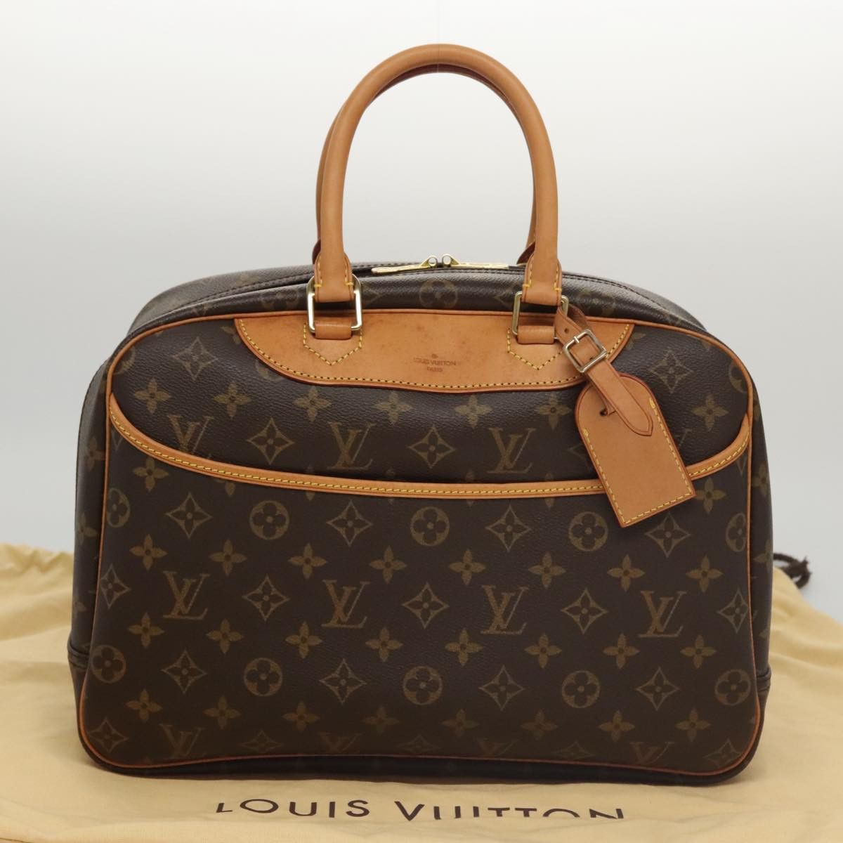 Louis Vuitton Deauville Brown Canvas Handbag (Pre-Owned) Size ONE SIZE - 15 Thumbnail