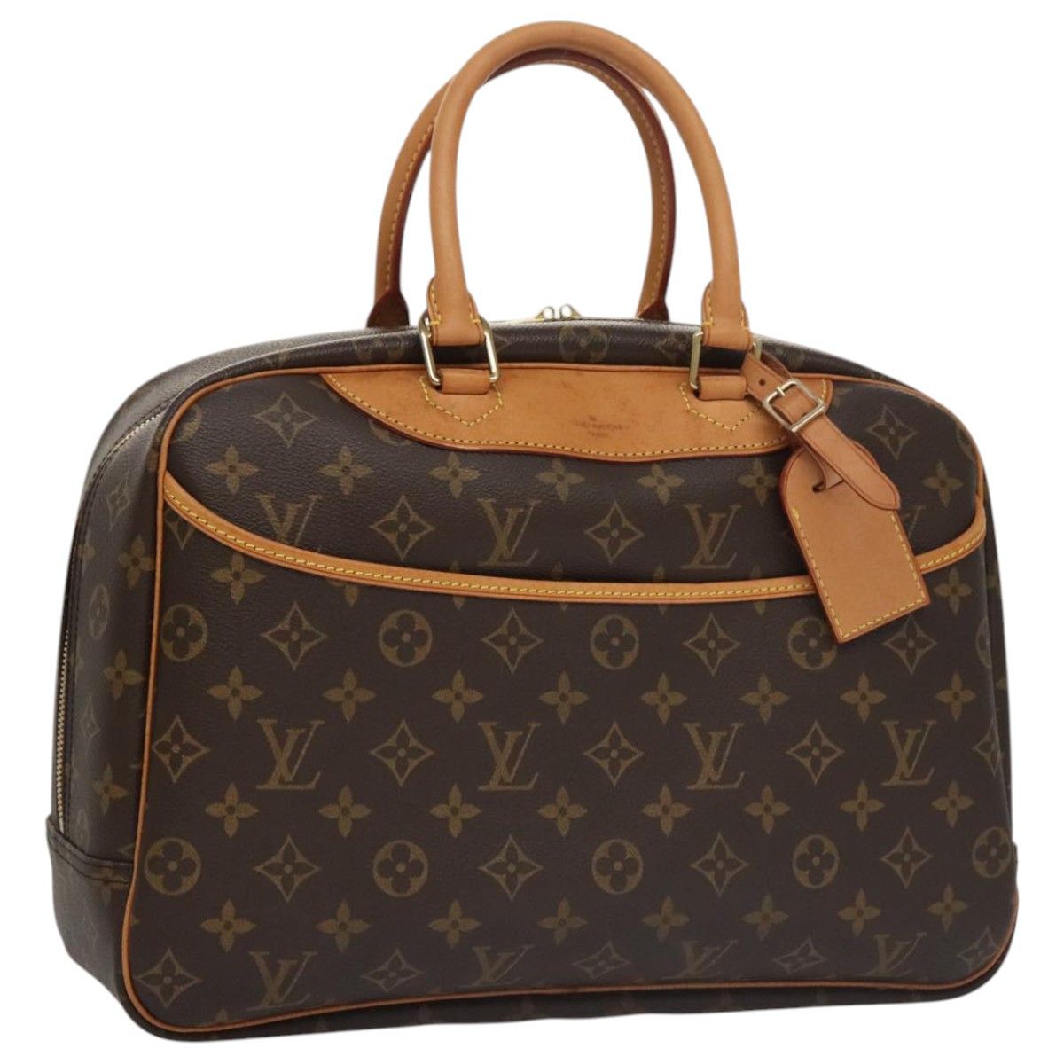 Louis Vuitton Deauville Brown Canvas Handbag (Pre-Owned) Size ONE SIZE - 17 Thumbnail