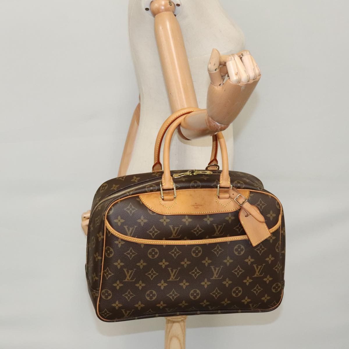 Louis Vuitton Deauville Brown Canvas Handbag (Pre-Owned) Size ONE SIZE - 16 Thumbnail