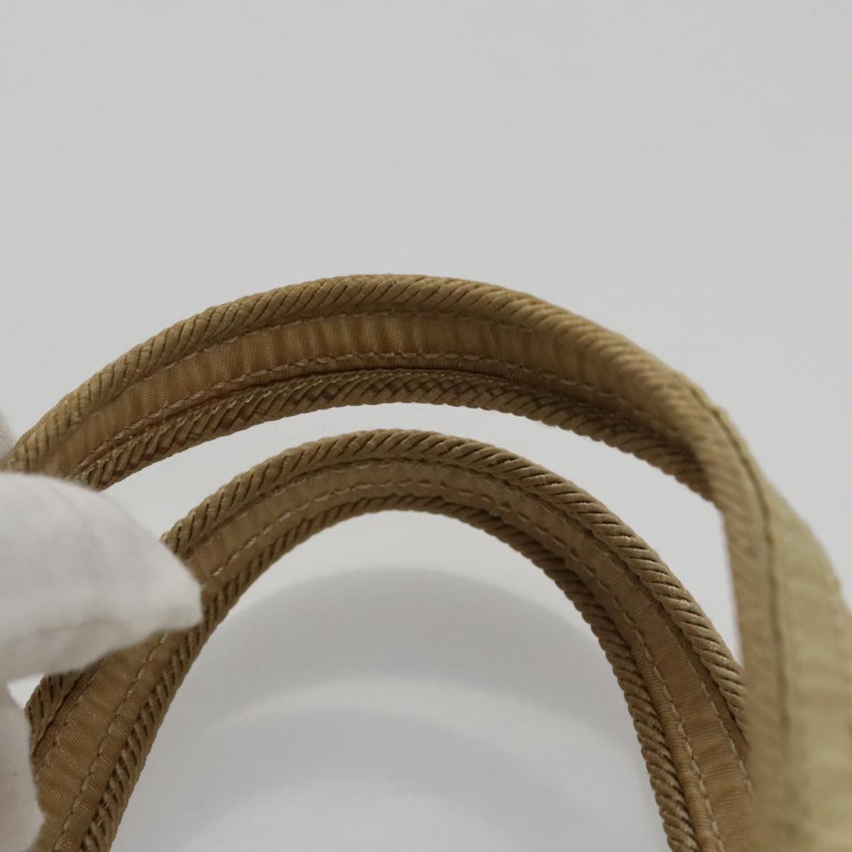 Prada Re-Nylon Beige Synthetic Handbag (Pre-Owned) Size ONE SIZE - 7 Thumbnail