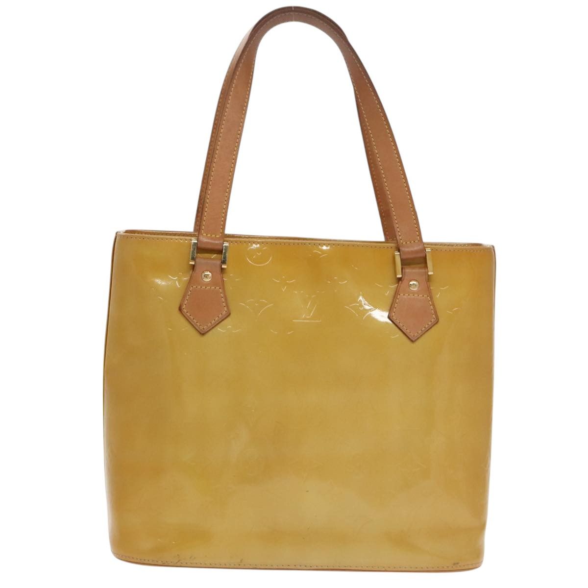 Louis Vuitton Houston Yellow Patent Leather Handbag (Pre-Owned) Size ONE SIZE - 2 Thumbnail
