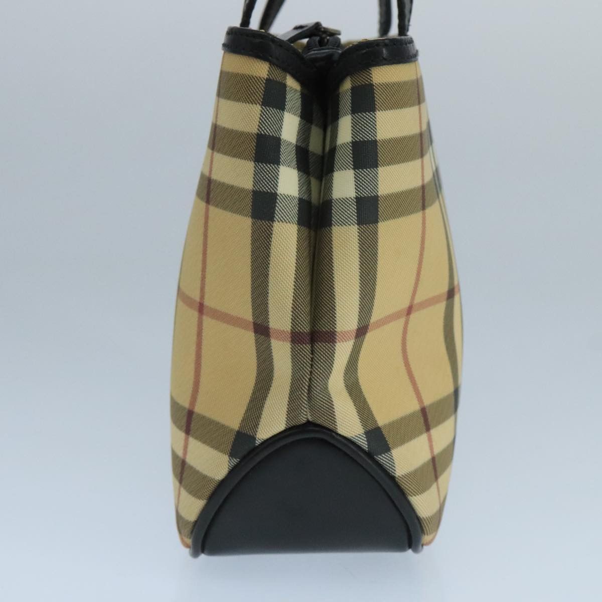 Burberry Nova Check Beige Canvas Handbag (Pre-Owned) Size ONE SIZE - 3 Thumbnail