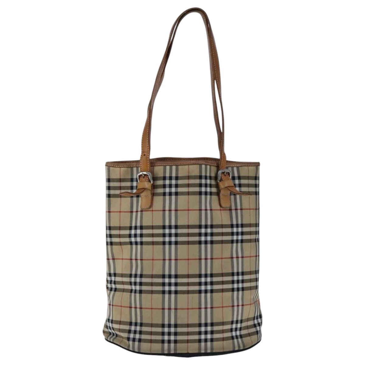 Burberry Nova Check Beige Synthetic Shoulder Bag (Pre-Owned) Size ONE SIZE - 2 Thumbnail
