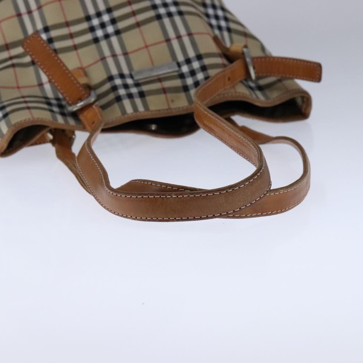 Burberry Nova Check Beige Synthetic Shoulder Bag (Pre-Owned) Size ONE SIZE - 5 Thumbnail