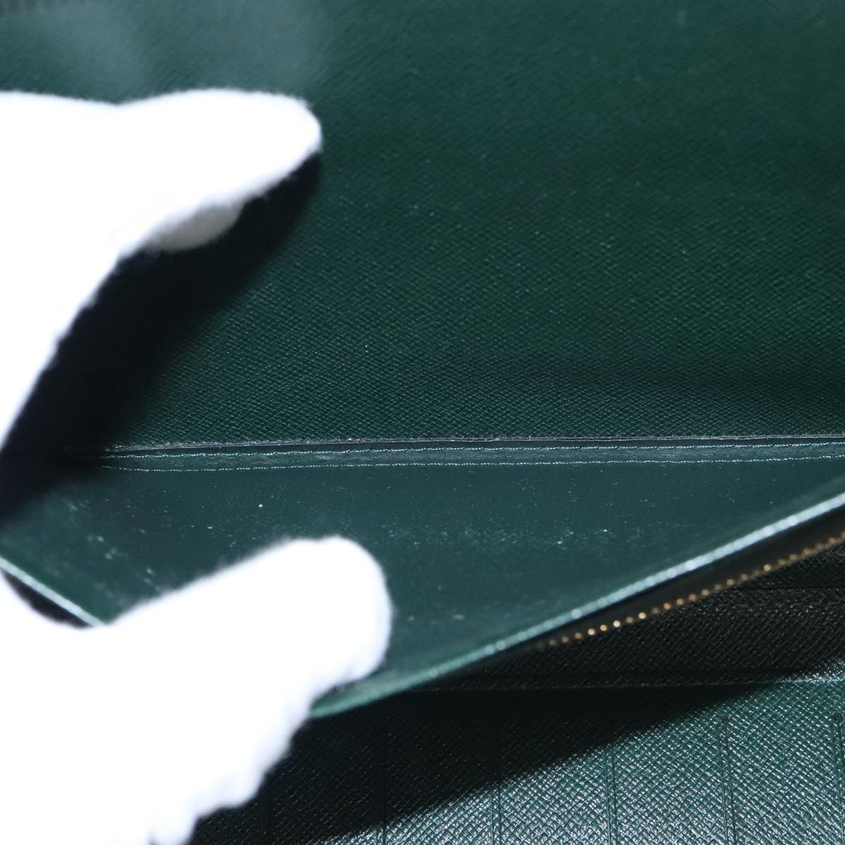 Louis Vuitton Atholl Green Leather Wallet (Pre-Owned) Size ONE SIZE - 17 Thumbnail