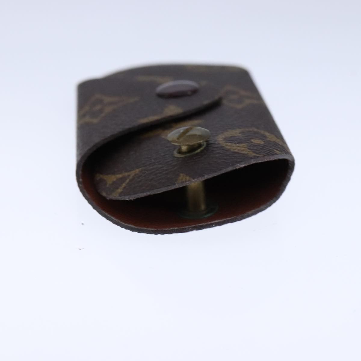 Key Pouch Brown Canvas Wallet (Pre-Owned)