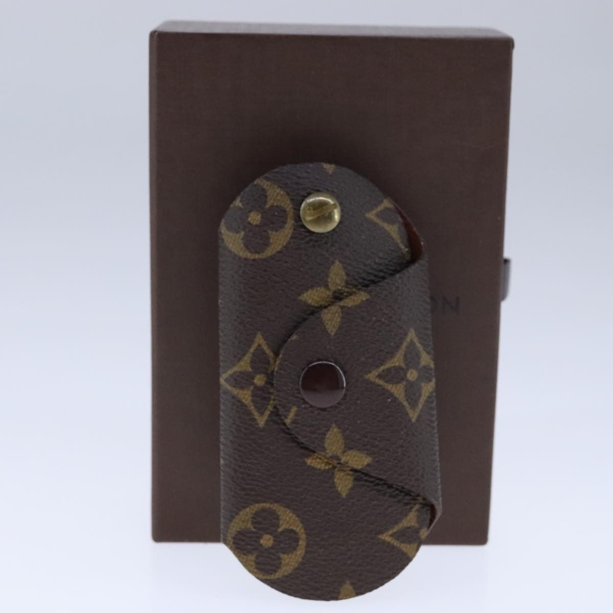 Key Pouch Brown Canvas Wallet (Pre-Owned)