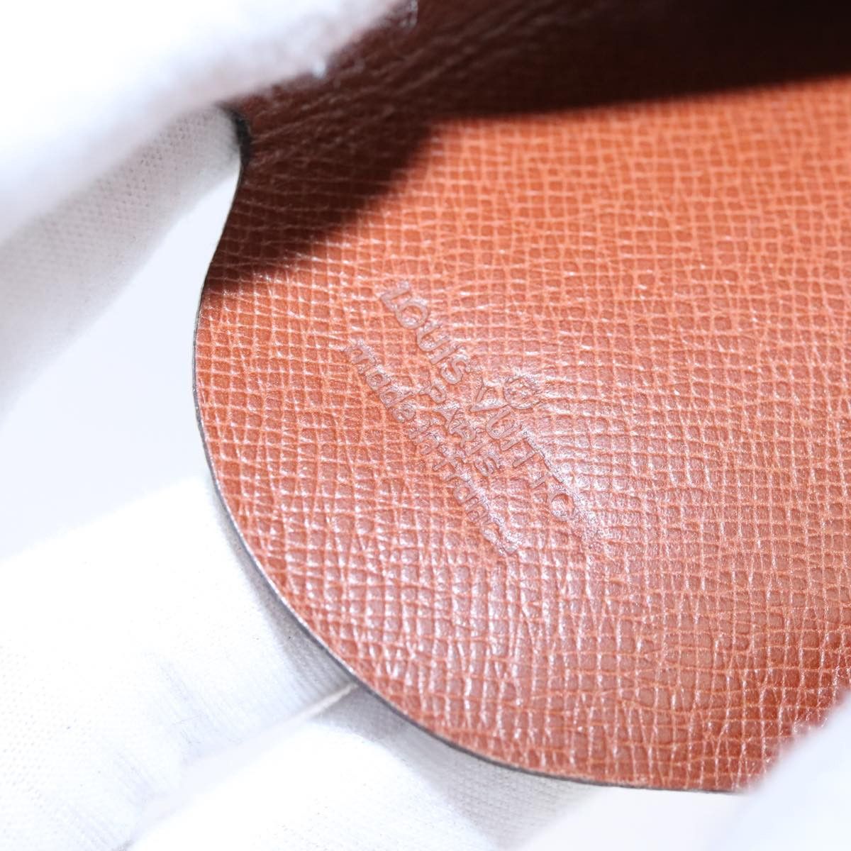 Key Pouch Brown Canvas Wallet (Pre-Owned)