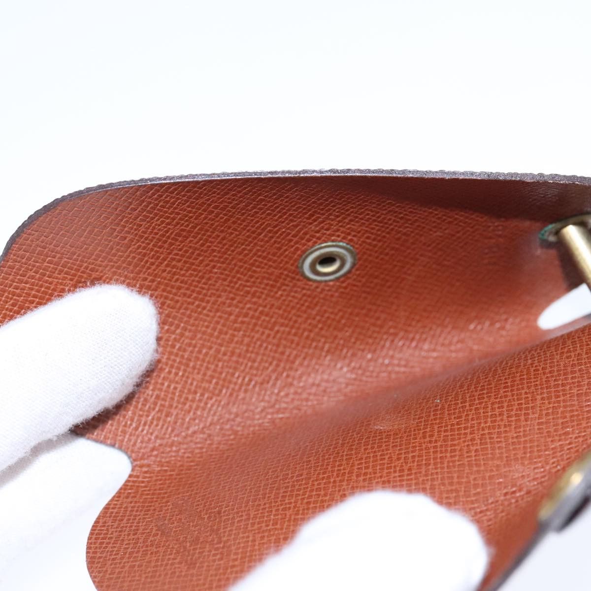 Key Pouch Brown Canvas Wallet (Pre-Owned)