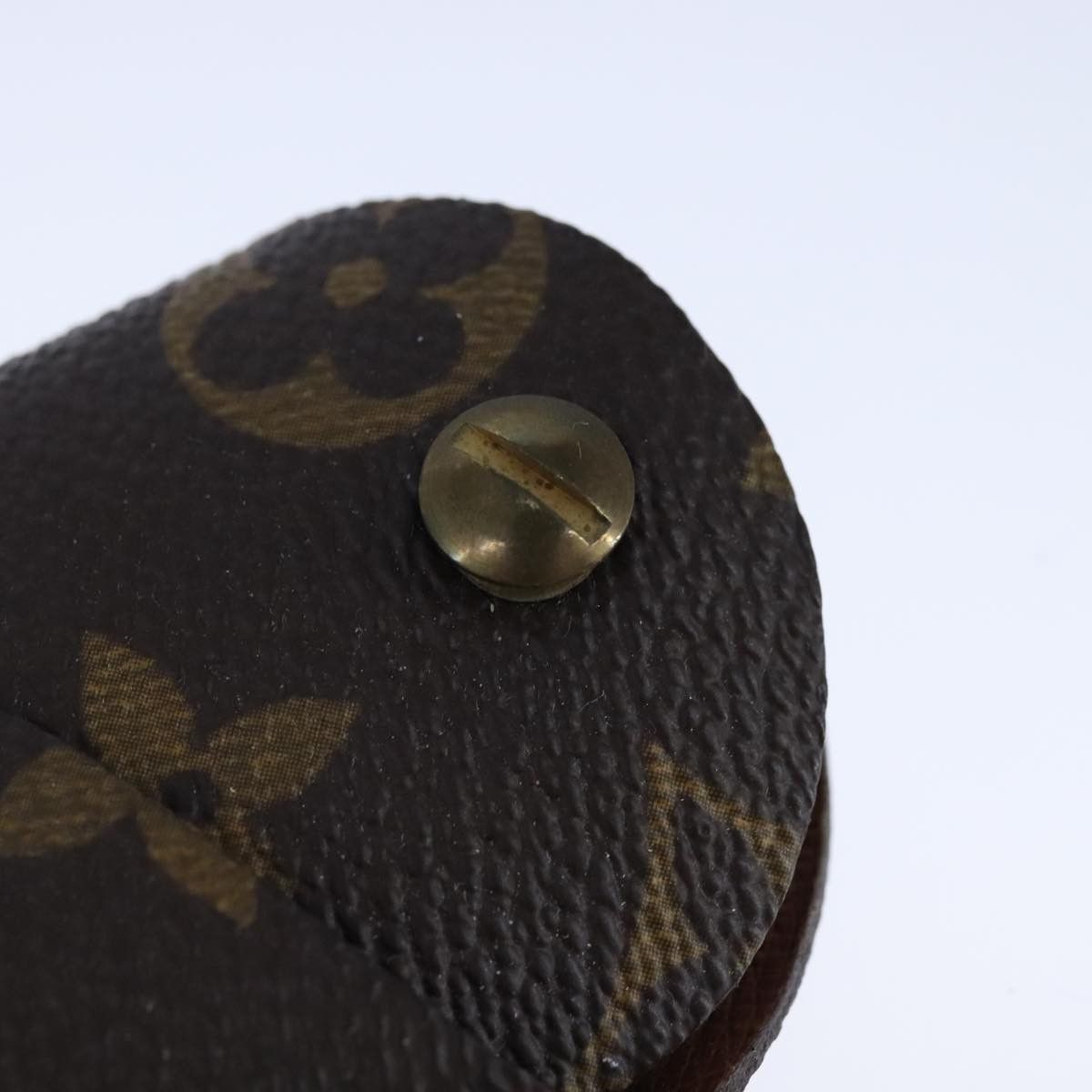 Key Pouch Brown Canvas Wallet (Pre-Owned)