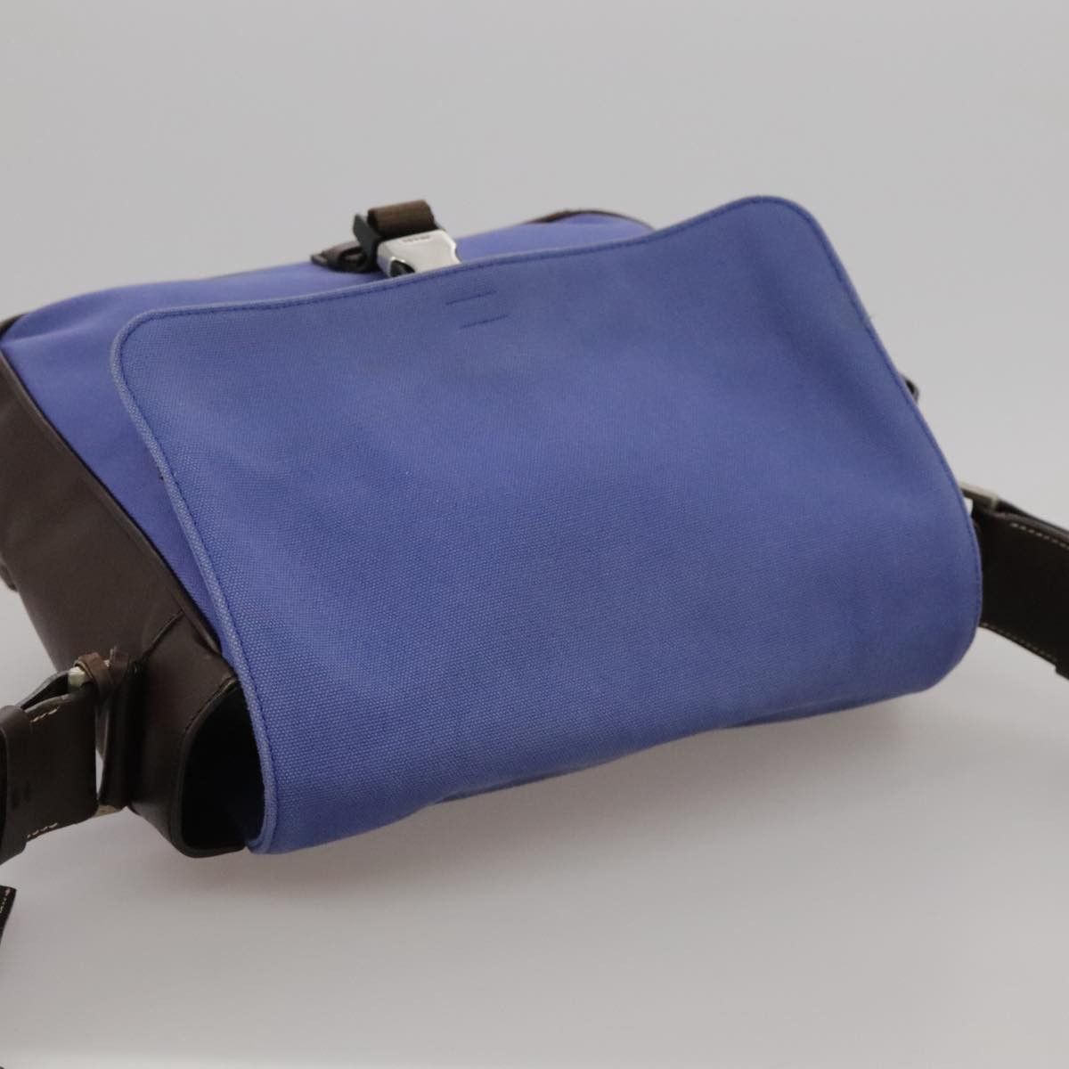 Prada Blue Canvas Shoulder Bag (Pre-Owned) Size ONE SIZE - 19 Thumbnail