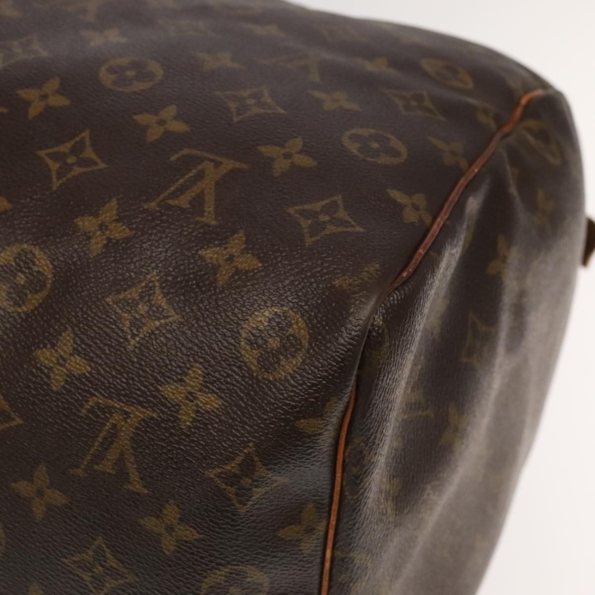 Louis Vuitton Keepall 60 Brown Canvas Travel Bag (Pre-Owned) Size ONE SIZE - 11 Thumbnail