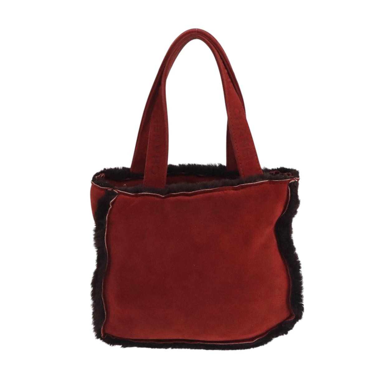 Chanel Shopping Red Suede Tote Bag (Pre-Owned) Size ONE SIZE - 2 Thumbnail