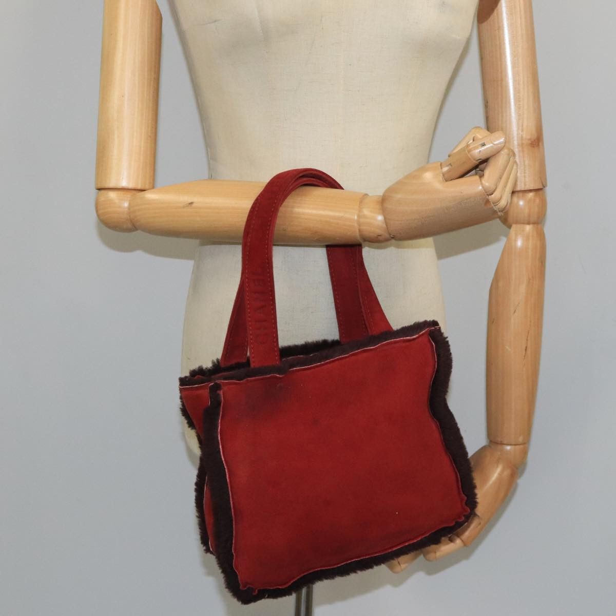 Chanel Shopping Red Suede Tote Bag (Pre-Owned) Size ONE SIZE - 20 Thumbnail