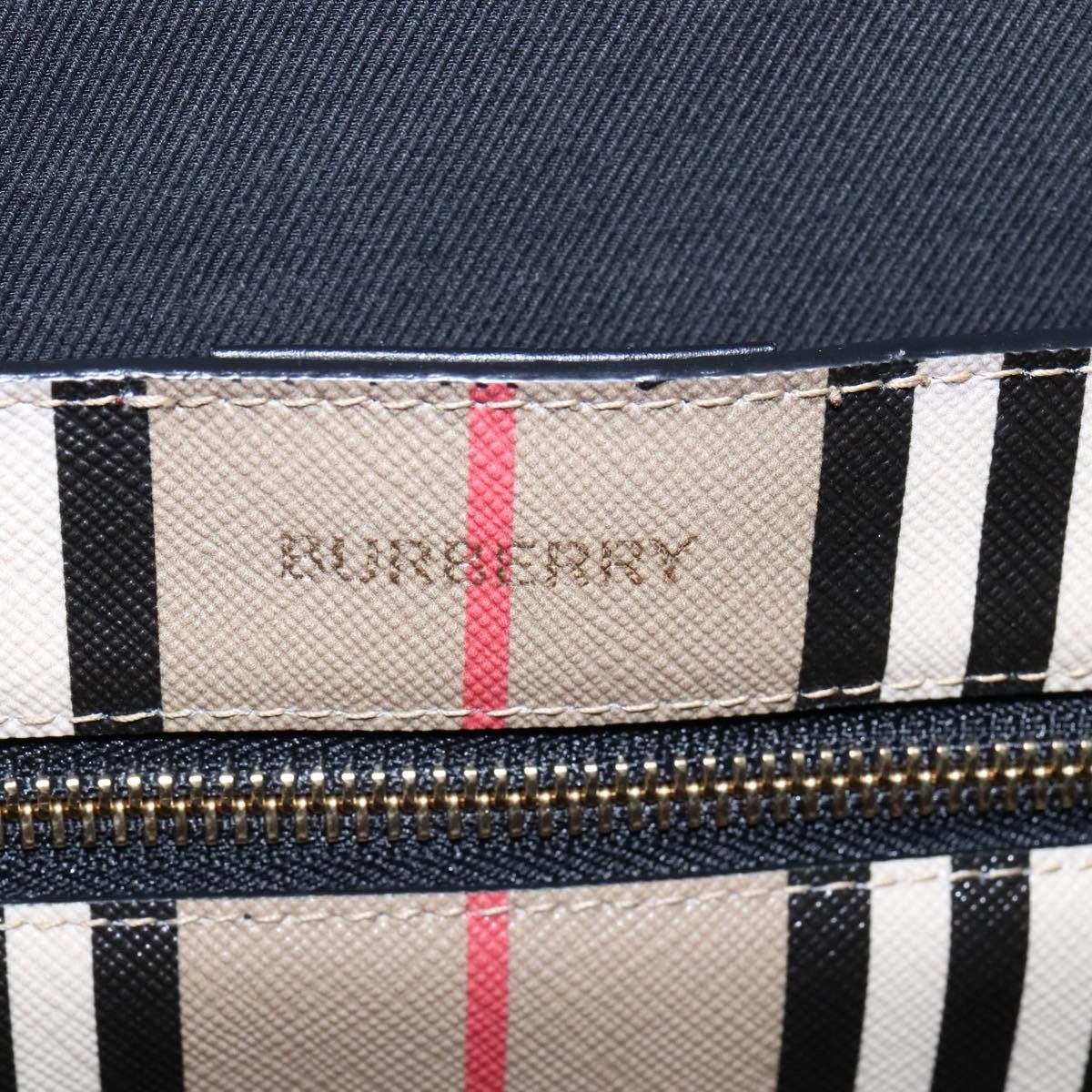 Burberry Stripe Beige Canvas Tote Bag (Pre-Owned) Size ONE SIZE - 20 Thumbnail