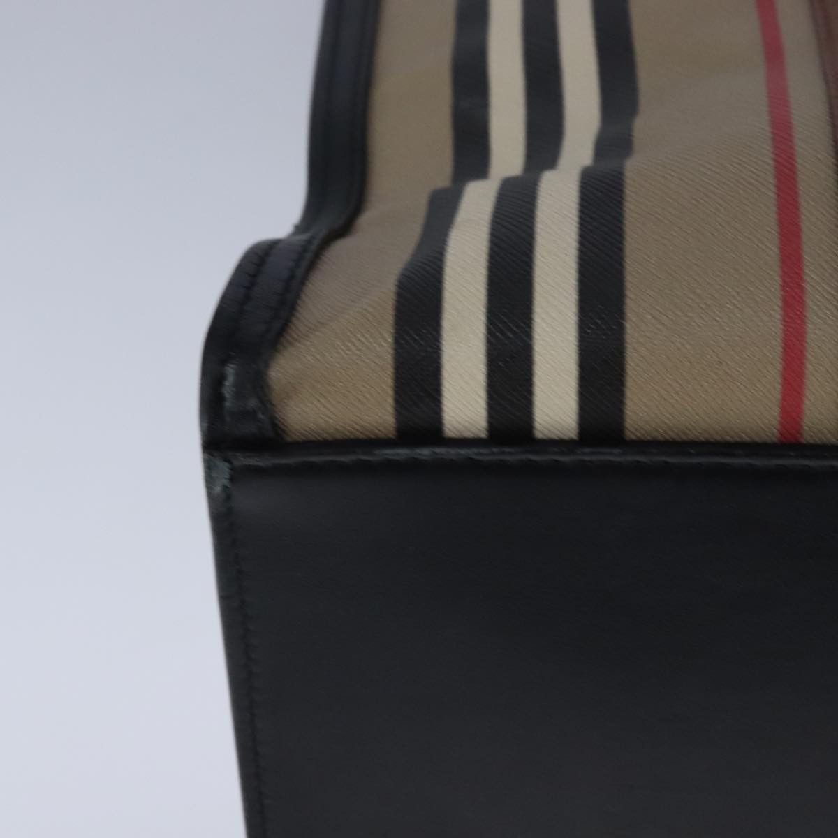 Burberry Stripe Beige Canvas Tote Bag (Pre-Owned) Size ONE SIZE - 9 Thumbnail