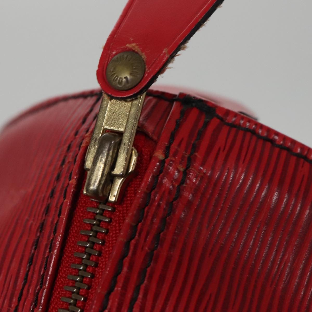 Louis Vuitton Speedy 35 Red Leather Handbag (Pre-Owned) Size ONE SIZE - 13 Thumbnail