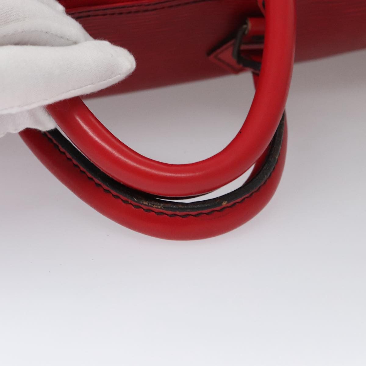 Louis Vuitton Speedy 35 Red Leather Handbag (Pre-Owned) Size ONE SIZE - 5 Thumbnail