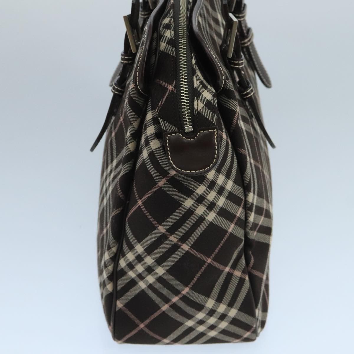 Burberry Nova Check Black Canvas Handbag (Pre-Owned) Size ONE SIZE - 3 Thumbnail